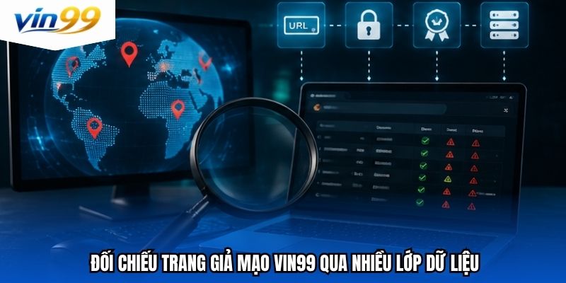 Đối chiếu trang giả mạo vin99 qua nhiều lớp dữ liệu