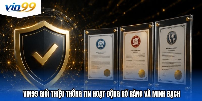 Vin99 giới thiệu thông tin hoạt động rõ ràng và minh bạch